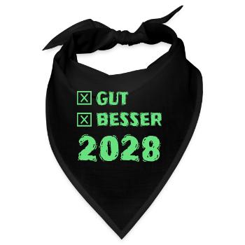 Besser 2028 - Bandana - Schwarz - Vorne