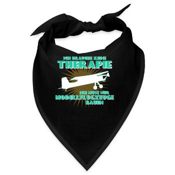Modellflug Modellflieger Modellflugzeug - Bandana - Schwarz - Vorne