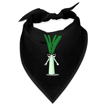 Reingeschaut Lauch Reingeguckt - Bandana - Schwarz - Vorne