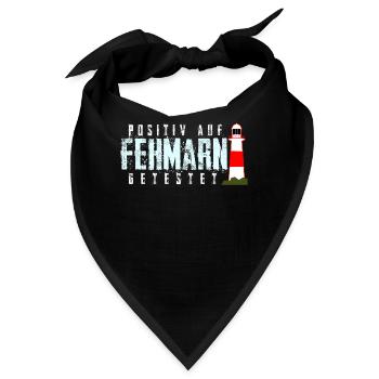 Fehmarn - Bandana - Schwarz - Vorne