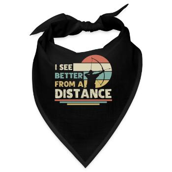 Langbogen 3D Bogensport Bogenschießen - Bandana - Schwarz - Vorne
