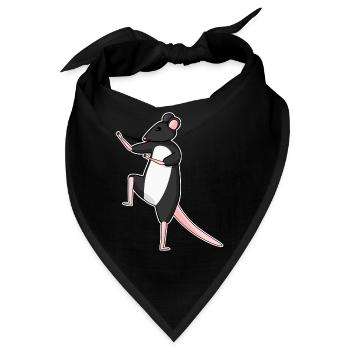 Qigong Qi Gong Maus Chigong - Bandana - Schwarz - Vorne