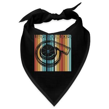 Hubraum Tuner Turbolader Tuning - Bandana - Schwarz - Vorne