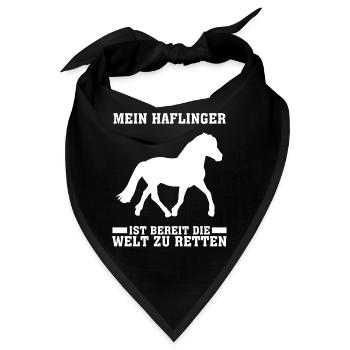 Haflinger Reiten - Bandana - Schwarz - Vorne