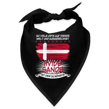 Hvide Sande Urlaub Dänemark - Bandana - Schwarz - Vorne