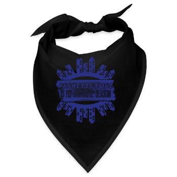 Architekt Wolkenkratzer Architecure - Bandana - Schwarz - Vorne