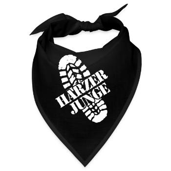 Harz Wandern Harzer Junge Brocken - Bandana - Schwarz - Vorne