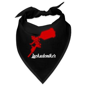 Autolackierer Airbrush Lackierer - Bandana - Schwarz - Vorne