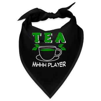 Teetrinker Tee Tasse Teamplayer Teetasse - Bandana - Schwarz - Vorne