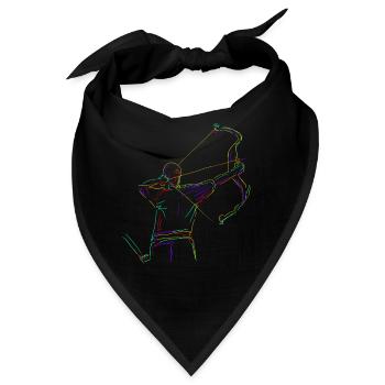 3D Bogensport Compoundbogen - Bandana - Schwarz - Vorne