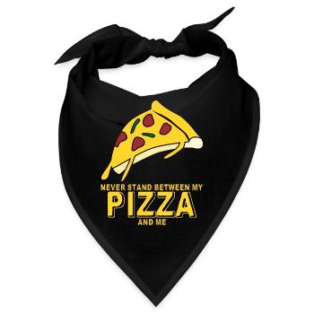 Pizza Pizzabäcker Pizzaria Pizzen - Bandana - Schwarz - Vorne