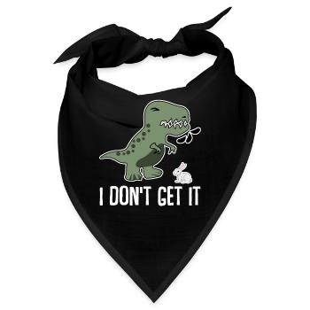T-Rex Joke Tyrannosaurus Rex - Bandana - Schwarz - Vorne