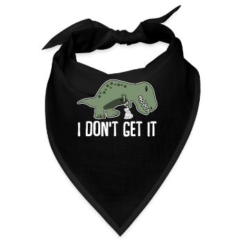 T-Rex kurze Arme Tyrannosaurus Rex - Bandana - Schwarz - Vorne