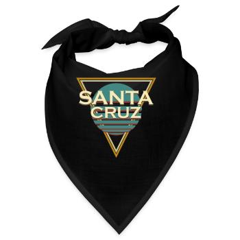 Santa Cruz Surfing - Bandana - Schwarz - Vorne