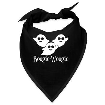 Boogie Woogie Geist Gespenst Swing - Bandana - Schwarz - Vorne
