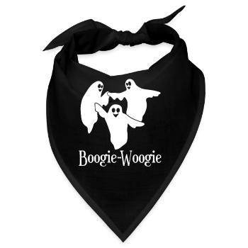 Boogie Woogie Geister Gespenst Swing - Bandana - Schwarz - Vorne