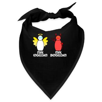 Engel Bengelchen Engelchen Bengel - Bandana - Schwarz - Vorne