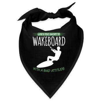 Wakeboarder Wakeboarding Wakeboard - Bandana - Schwarz - Vorne