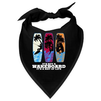 Wakeboard Wakeboarder Wakeboards - Bandana - Schwarz - Vorne