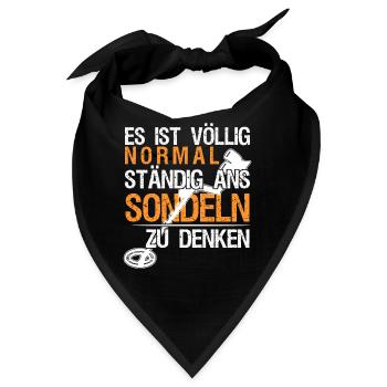 Sondeln Metalldetektor Witz Sondler - Bandana - Schwarz - Vorne