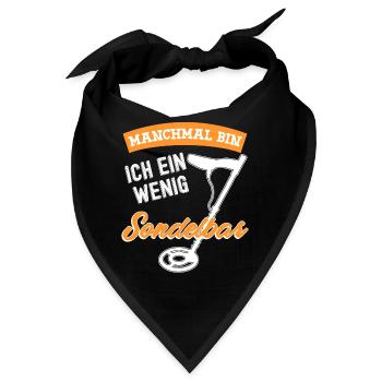 Sondeln Sondler Metalldetektor - Bandana - Schwarz - Vorne