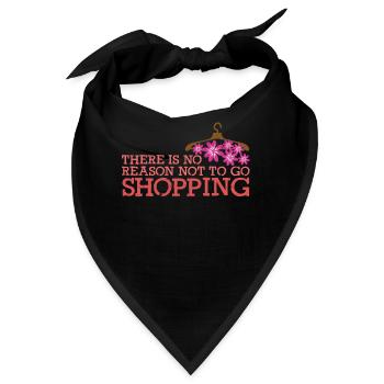 Shopping Kleiderbügel Shoppen - Bandana - Schwarz - Vorne