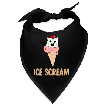 Screaming Ice - Bandana - Schwarz - Vorne