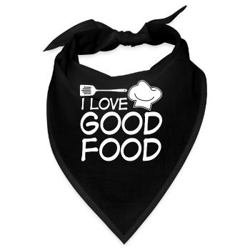 Restaurant gutes Essen Kochen - Bandana - Schwarz - Vorne