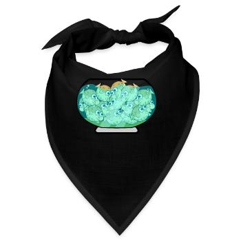 Kugelfisch Aquarium Kugelfische - Bandana - Schwarz - Vorne