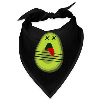 Avocado Cutting Avocados - Bandana - Schwarz - Vorne