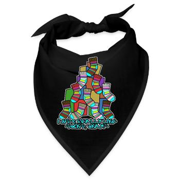 Wool Socks Winter Socks Sock - Bandana - Schwarz - Vorne