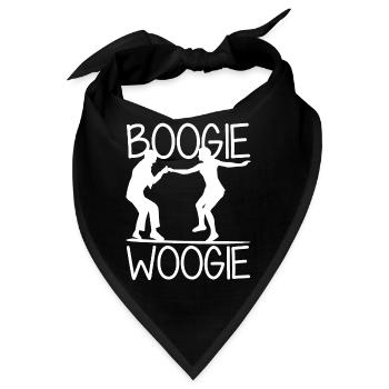 Boogie Woogie Dance Dancing Swing - Bandana - Schwarz - Vorne