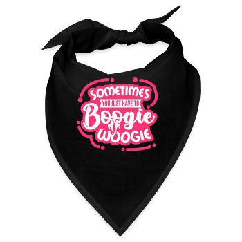 Boogie Woogie Boogie-Woogie Dancing - Bandana - Schwarz - Vorne