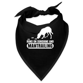 Mantrailing - Bandana - Schwarz - Vorne