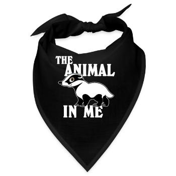 Honey Badger Cute Honey Badgers - Bandana - Schwarz - Vorne