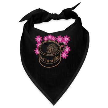 Chai Tea - Bandana - Schwarz - Vorne