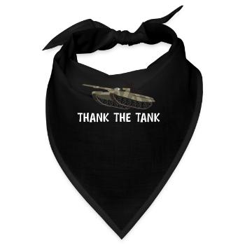 MBT Tank Combat Battle Tanks - Bandana - Schwarz - Vorne
