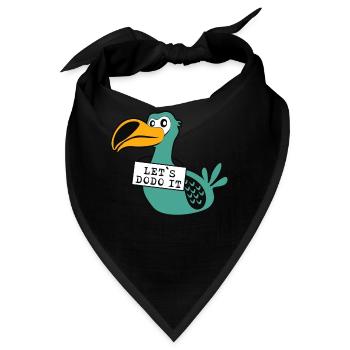 Lets Do it Dodo - Bandana - Schwarz - Vorne