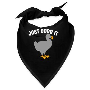 Do it Dodo - Bandana - Schwarz - Vorne