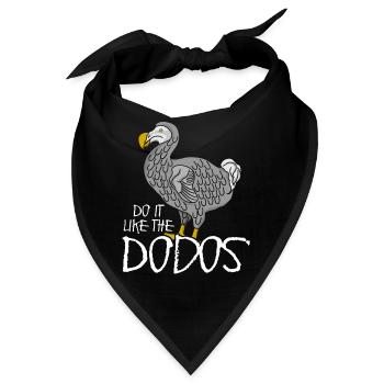 Dodo Joke - Bandana - Schwarz - Vorne