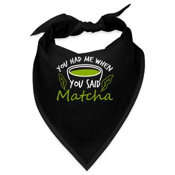 Japanese Tea Matcha Green Tea - Bandana - Schwarz - Vorne