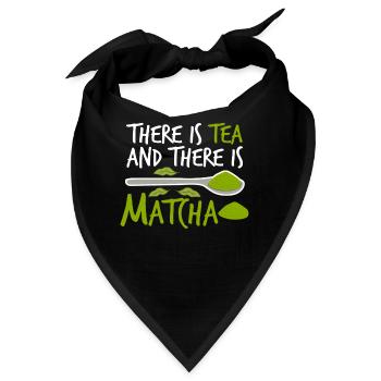 Matcha Tea Japanese Green Tea Japan - Bandana - Schwarz - Vorne