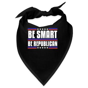 Republicans Conservative Republican Vote - Bandana - Schwarz - Vorne
