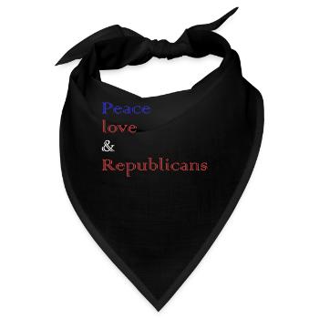 Vote Republicans Conservative Republican - Bandana - Schwarz - Vorne