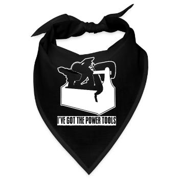 Best Power Tool Electric Tools Toll Bag - Bandana - Schwarz - Vorne