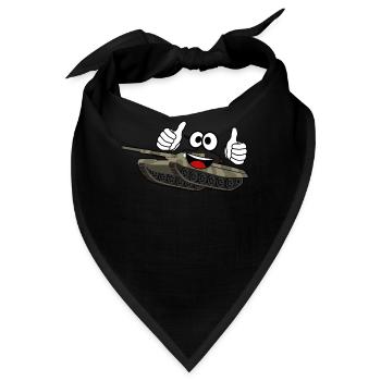 Thumbs up Tank - Bandana - Schwarz - Vorne