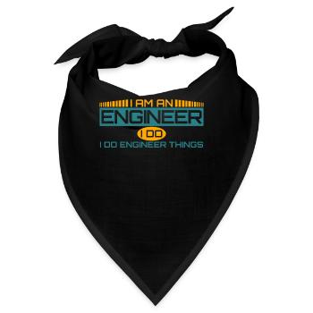 Engineer Mechanical Engineering - Bandana - Schwarz - Vorne