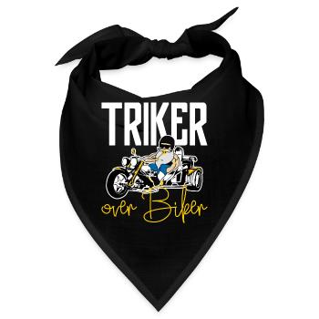 Trike Driver Trikes Triker - Bandana - Schwarz - Vorne