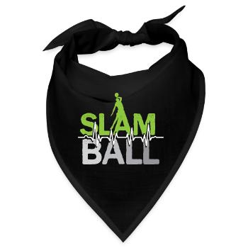 Slam Ball Slamball Basketball Basketballer Sport - Bandana - Schwarz - Vorne