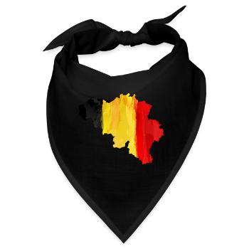 Belgien - Bandana - Schwarz - Vorne